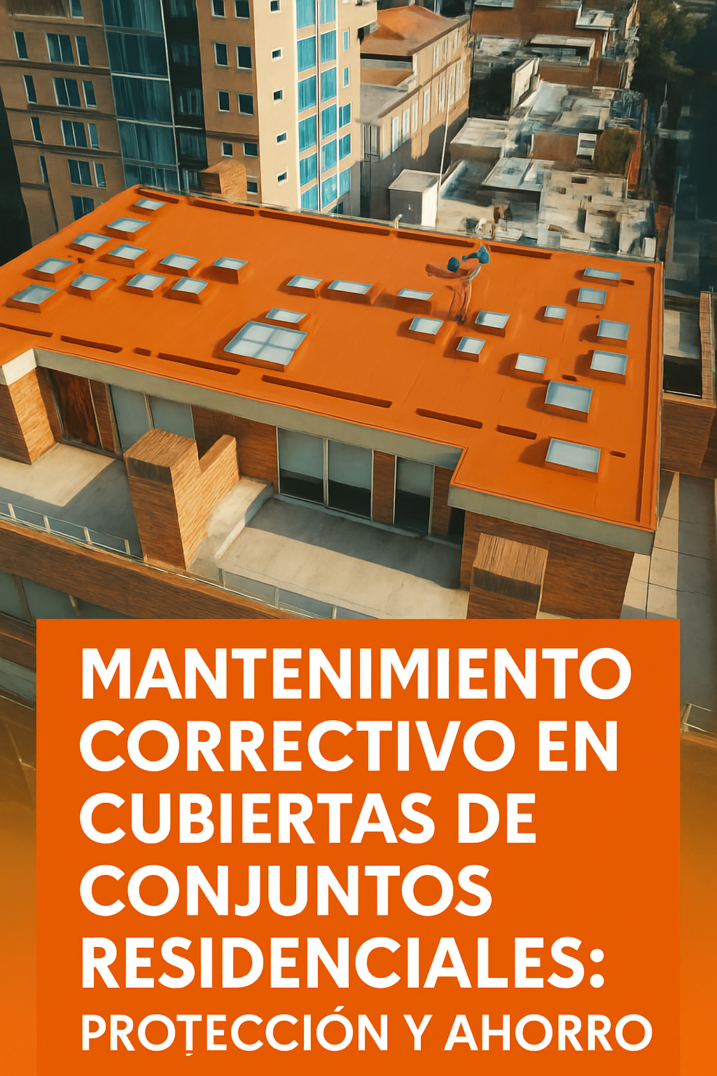 Mantenimiento correctivo en cubiertas de conjuntos residenciales: protección y ahorro