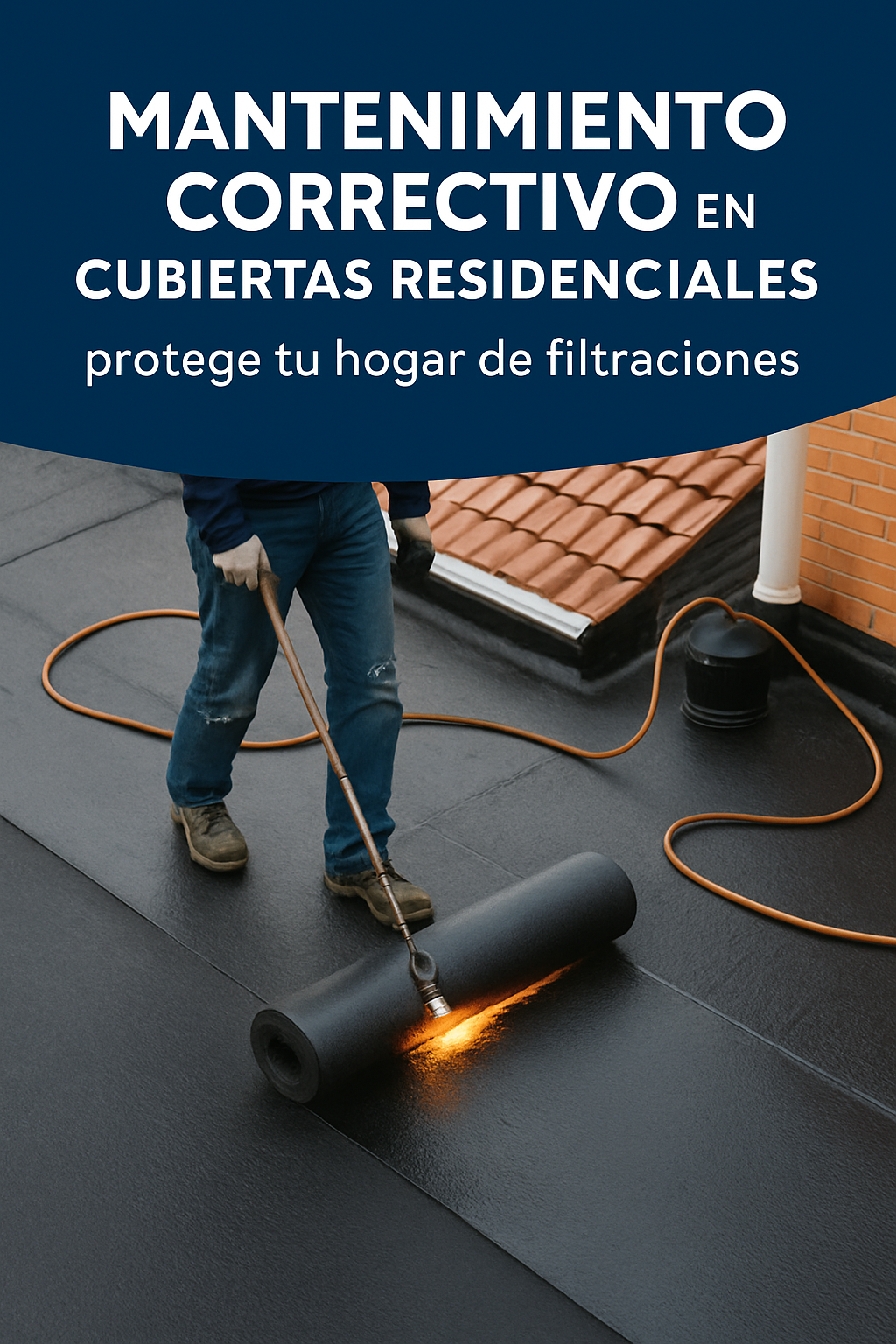 Mantenimiento correctivo en cubiertas residenciales: protege tu hogar de filtraciones